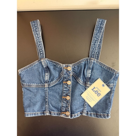 Lee Jeans Jackets & Blazers - Kacey Lee x Kacey Musgraves Women's Denim Bustier Top, Size Small